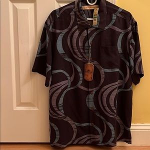 Tommy Bahamas Mens Hawaiian Shirt Size Large